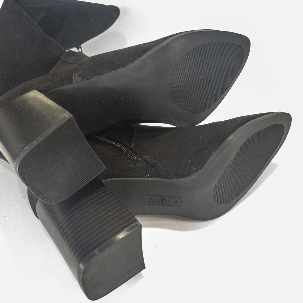 Alfani Wylde Block Heel Boots Black -10 - Picture 7 of 8